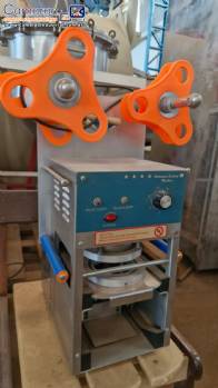 Seladora de filme pl�stico para potes 95 mm Chinesa