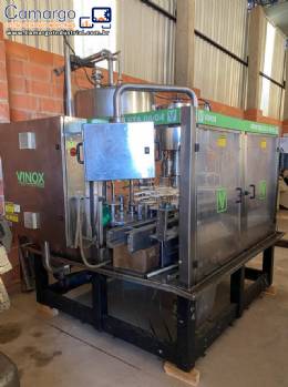 Envasadora rotativa bombonas gal�es de 1 � 5 litros Vinox Zegla com retrofit