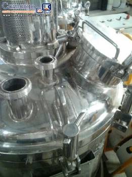 Reator de press�o inox 316L 140 L Inoxil