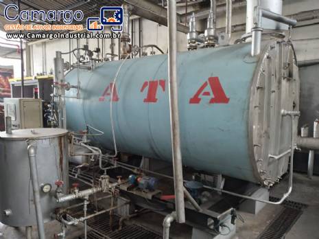 Caldeira � �leo 2.000 kg h Ata