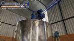 Reator tanque encamisado 2.800 L para cosm�ticos inox 316