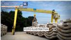 P�rtico sobre pneus CSM para 20 toneladas