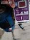 Esteira em a�o inox com 1 metro