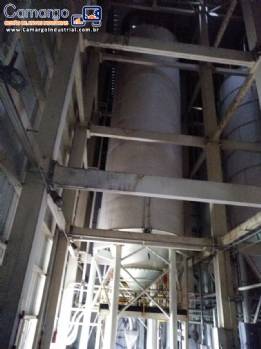 Silo para armazenamento de farinha 100 toneladas Dedini