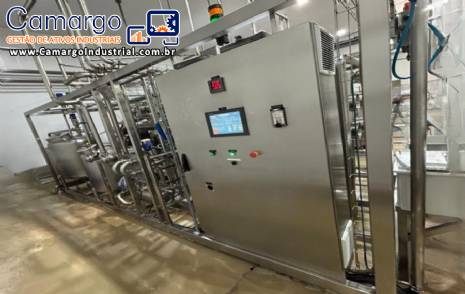 Sistema de filtrao concentrao por membrana para 10.000 L hora Padroniza