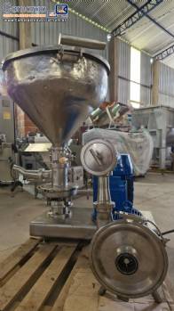 Triblender misturador em linha Tri-blender em inox 316 para alimentos 20 cv Tri-clover